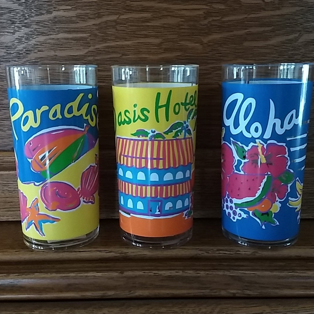 Hi-Ball Acrylic Glasses